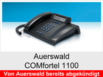 Auerswald COMfortel 1100: Schnurgebundenes ISDN-Systemtelefon ohne Headsetanschluss