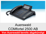 Auerswald COMfortel 2500AB: Schnurgebundenes ISDN-Systemtelefon mit Headsetanschluss