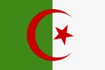 Nationalflagge von Algerien
