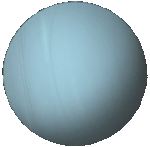Animierte Rotation des Uranus. © Space Facts 2018 (Bild wurde leicht verändert)