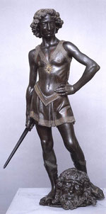 Andrea del Verrocchio, “David”, 1468-69