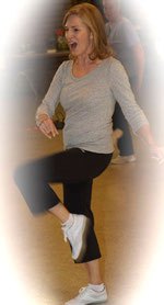KT Having Fun Teaching Aerobic Dance Class