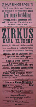 Kludsky - Krems 1916