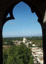 Saint-Pierre depuis l'Abbaye de La Sauve-Majeure