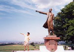 クラーク博士像（1995年8月）