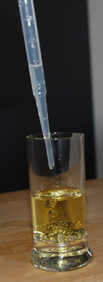 Wasser auf Öl