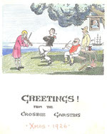 Christmas Card from Crosbie Garstin 1926