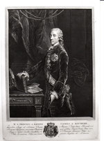 Wenzel Anton Graf von Kaunitz-Rietberg (1711-1794) - Stich von J. Schmuzer, 1765