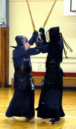 Bruno Richard de St Nazaire et Sensei Labru du BUDO XI de Paris