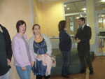 Spohie Laubiès, Audrey Bouche, Marion Brehm und / et Dr. Möller (der Schulleiter - le Principal)