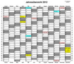 PC/GEOS GeoCalc Jahreskalender 2012
