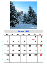 PC/GEOS GeoWrite Fotokalender