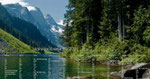 PC/GEOS Desktop Alpen-Fluß