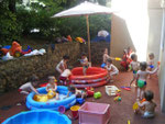 Piscine par grande chaleur