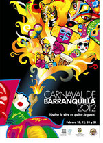 Cartel del Carnaval de Barranquilla 2012