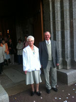 Raymonde et emile Colasse ce samedi à Saint-Pois
