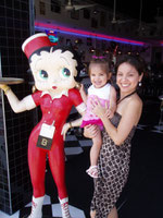 Victoria's new friend at Wildwood