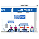 station de lavage accessible aux personnes a mobilite reduite