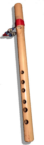 Die "Irish Pocket Flute in D" ist wie eine Blockflöte spielbar. Bambusflöten