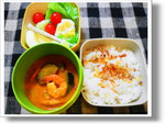 カレーラクサ風弁当