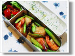 　　地中海風海鮮炒め弁当