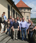 Project coordinator Prof. Carlos A. Guzmán with some GerontoShield members.