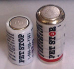 Pet Stop® 6 volt batteries and Pet Stop® 7.5 volt batteries for dog collar receivers and cat collar receivers. 
