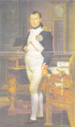 J.L.David: Napoleon in seinem Arbeitszimmer, 1820