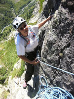 Françoise dans la dernière longueur de "Into the Wild"