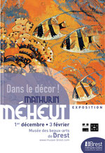 Affiche de l'exposition Dans le décor ! Grands décors sous-marins de Mathurin Méheut, Musée des beaux-arts de Brest, 1er décembre 2012 - 3 février 2013. © ADAGP, Paris, 2012.