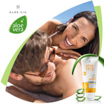 Une protection efficace contre les UVA / UVB et une hydratation intence grâce a l'Aloe vera pour les produits Solaires