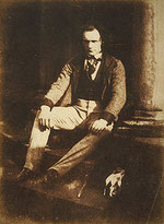 Thomas Duncan, by Robert Adamson and David Octavius Hill, about 1844; medium: calotype print, size: 19.60 x 14.50 cm; from the collection of the National Galleries of Scotland