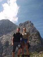 Markus und ich in "Der Eng"