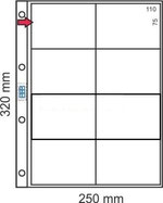 Hoja CALENDARIOS 250x323mm. 8 Departamentos. Horizontales. 1,80€.