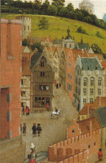 Triptychon des Pierre Bladelin Triptych (Detail), 1445-50, Staatliche Museen, Berlin