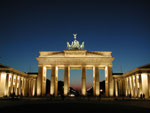 Berlin Brandenburger Tor bei Nacht