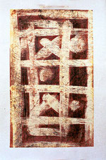 Amador Vallina: Mixed Media on Paper 2000