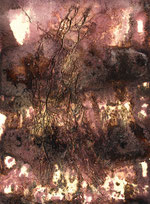 Amador Vallina: Mixed Media on Paper 2001