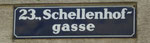 Straßenschild Schellenhofgasse