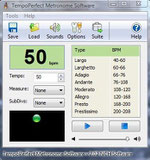 Schermata Metronome software