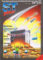 Scan des ST plus Sammelwerkes für Atari ST Computer, hier Ausgabe 1