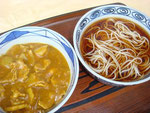 カレー丼(かけそばセット)