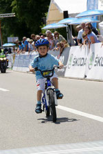 Der Star auf dem Kindervelo