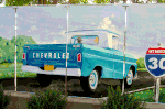 Old Chevy Truck Mural Dallas Tx