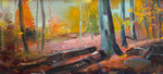 Wald Herbst 23x50 cm verk/sold