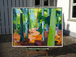Sommerwald 100x130 cm verk/sold