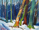 Winterwald 100x130 cm, verk./sold