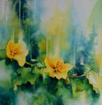 Dans le jardin 50x50