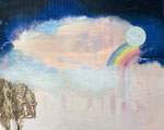Rainbow,  2021, Acrylic on canvas, , Available at Deer Daddy - 2750,- euro