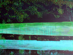 Shadow, acrylic on canvas, 150 x 10 cm, 2011, available at Deer Daddy - 2900 euro